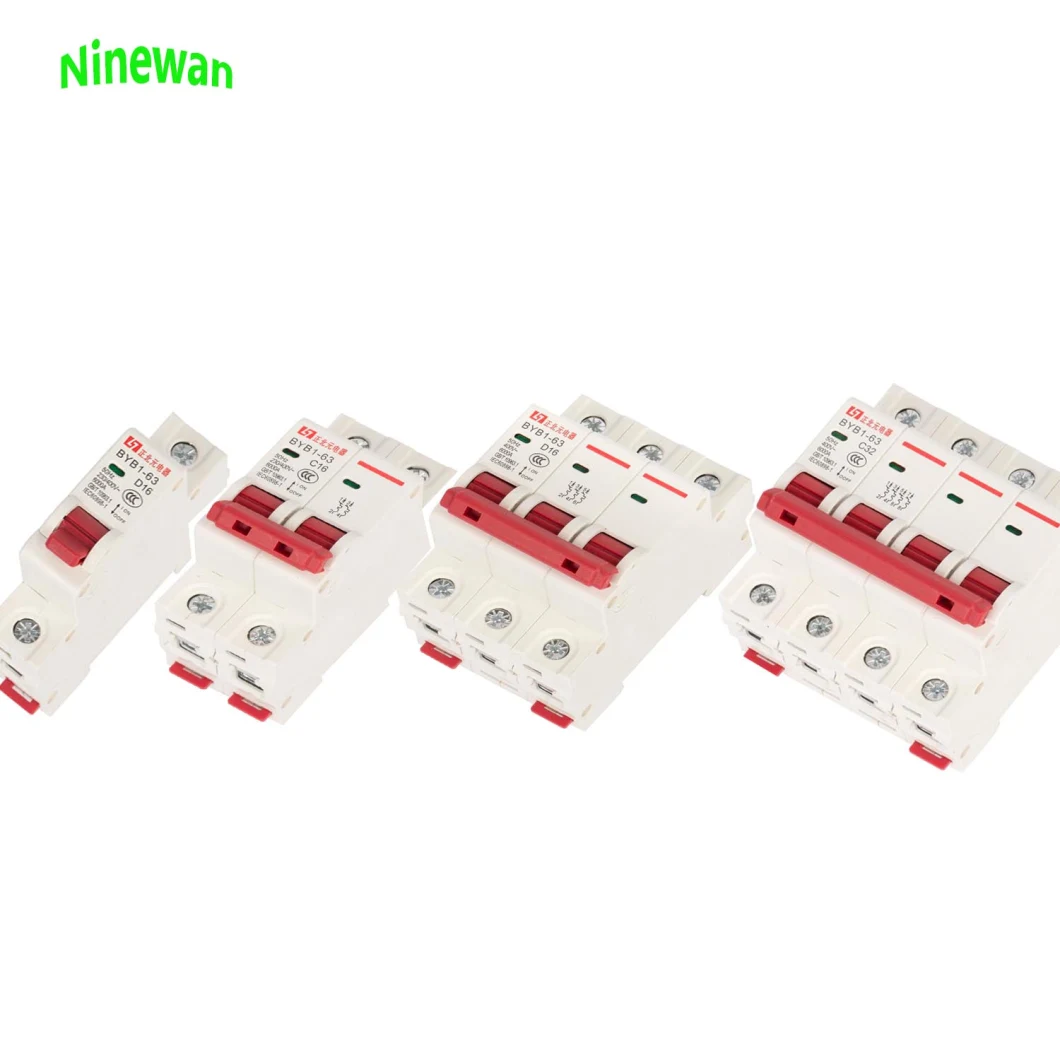 China Supply Customized Color AC230V/400V 3p 4p MCB Electrical Mini/Miniature Circuit Breaker MCB