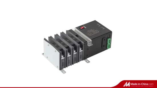 Interruptor de transferencia automática del generador Slq6-100 100A 4p Terminal de control de incendios ATS Micro interruptor