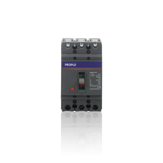 Disyuntor de interruptor eléctrico para personas AC DC 3p Rdm5e-125m 12.5A 25A 63A 125A con aprobación CE CCC CB