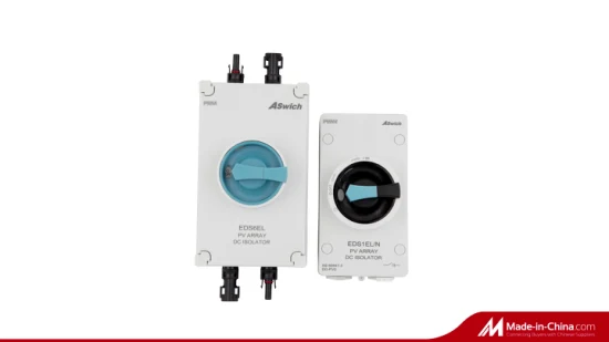 Sistema de energía solar Aswich Top Sales IP66 1000V 1200V 32A PV Aislador con interruptor de desconexión Mc4 DC Isolator